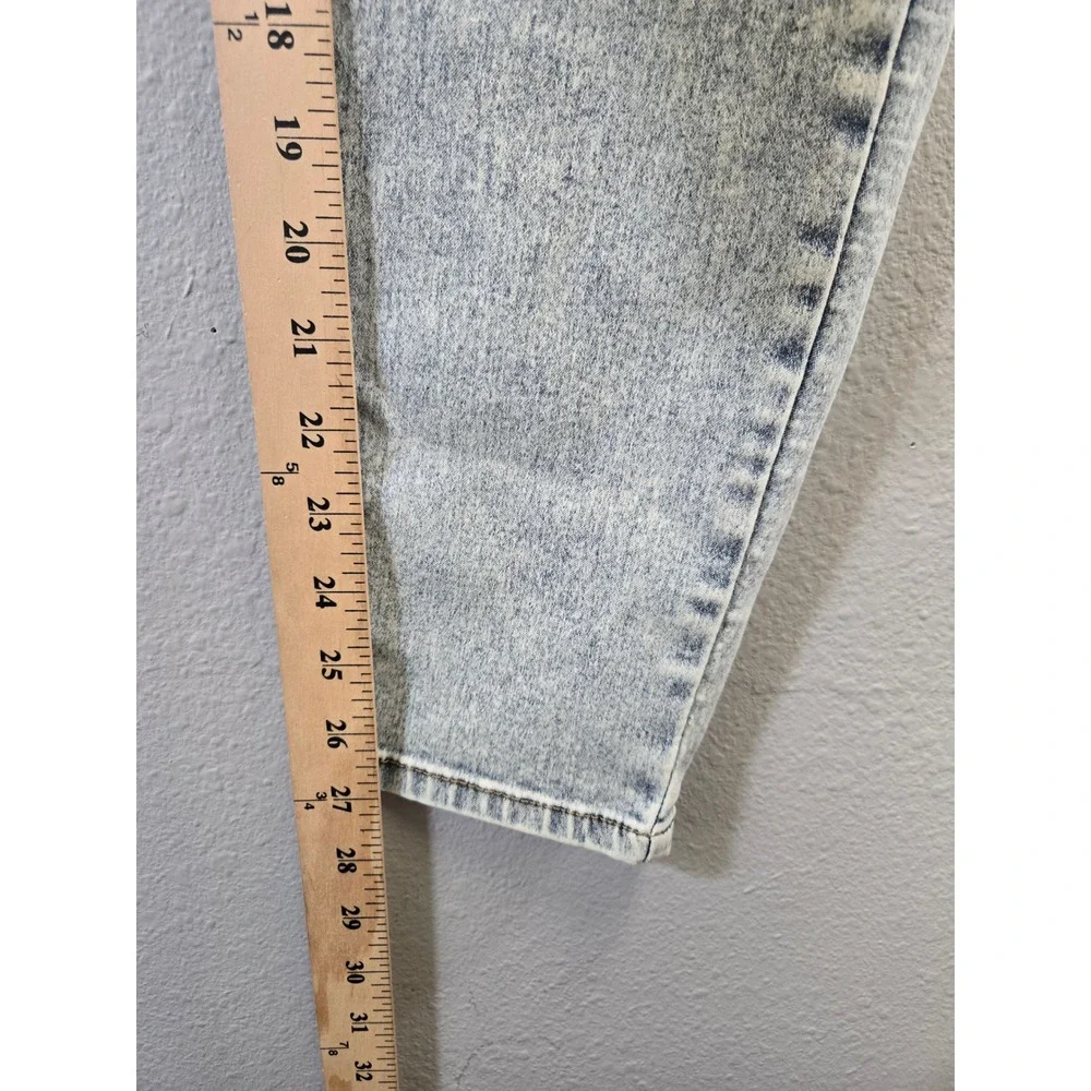 Curve Appeal Acid Wash High Rise Minimalist Tummy Tucking Jegging Jeans 10/30